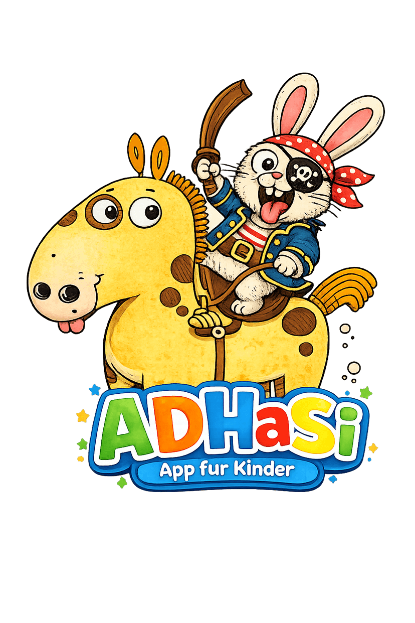ADHaSi App — Lern-Cowboy und Pferd